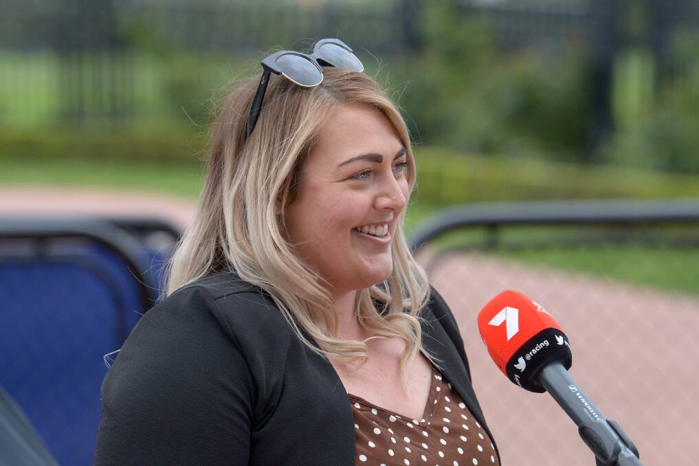 ALL SMILES: Warrnambool trainer Maddie Raymond. Picture: Racing Photos