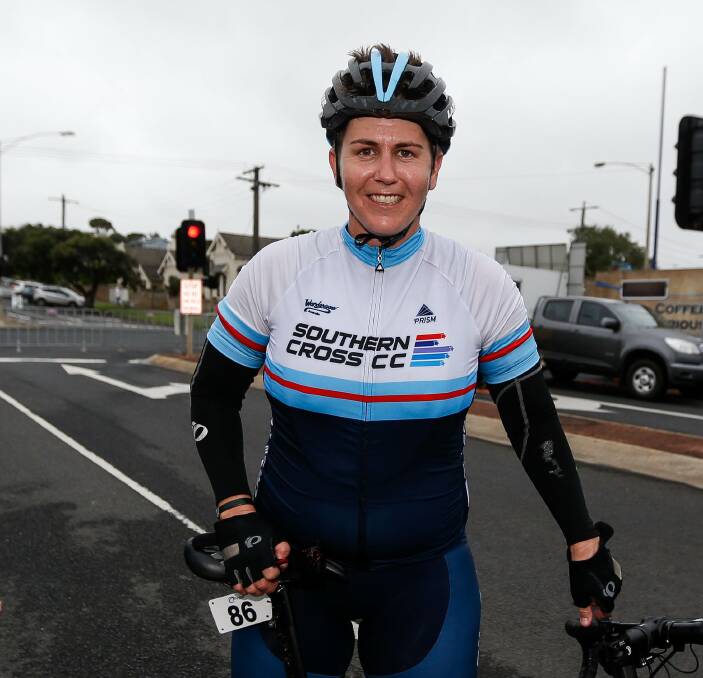 ON THE ROAD: Michelle Ferris returned to the south-west in February for the Melbourne to Warrnambool. Picture: Anthony Brady