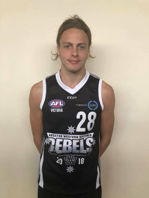 Connor Giddings is ready for his Greater Western Victoria Rebels debut. Picture: Supplied