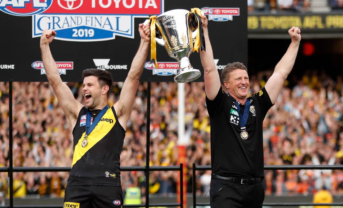 IN STRIKING DISTANCE: Richmond is a big chance to win a third flag in four seasons in 2020. Picture: Getty Images