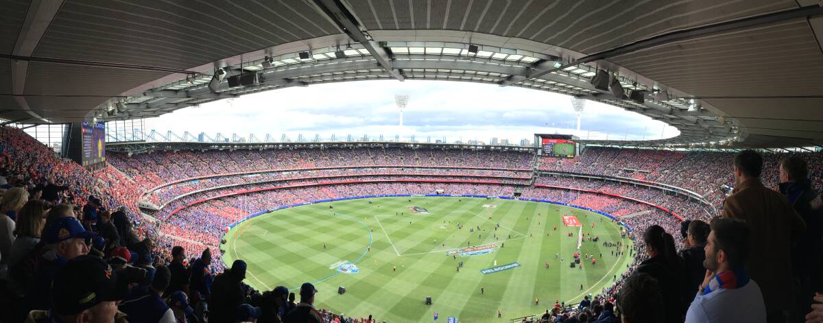 MEMORIES: My seat for the 2016 AFL Grand Final. Hopefully in 2022 the 'G will be full once again.
