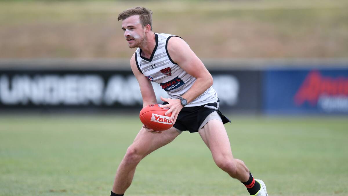 FAST FEET: Marty Gleeson is an agile defender who can play tall and small and provides vital rebounding possessions for the Bombers. Picture: Morgan Hancock