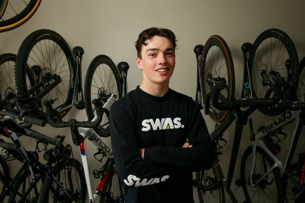 ON THE RISE: Warrnambool Cyclist Eddie Worrall has become more motivated than ever with his training. Picture: Chris Doheny