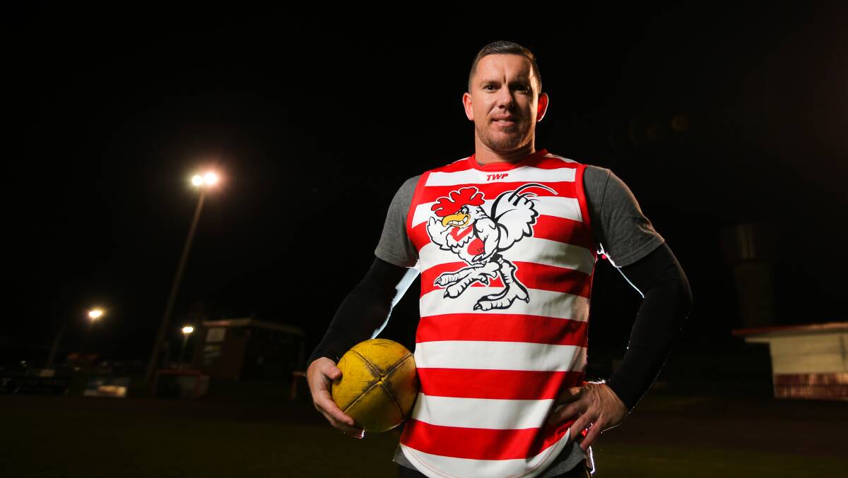 HOME: Brent Moloney returned to play for South Warrnambool after his AFL career finished. 