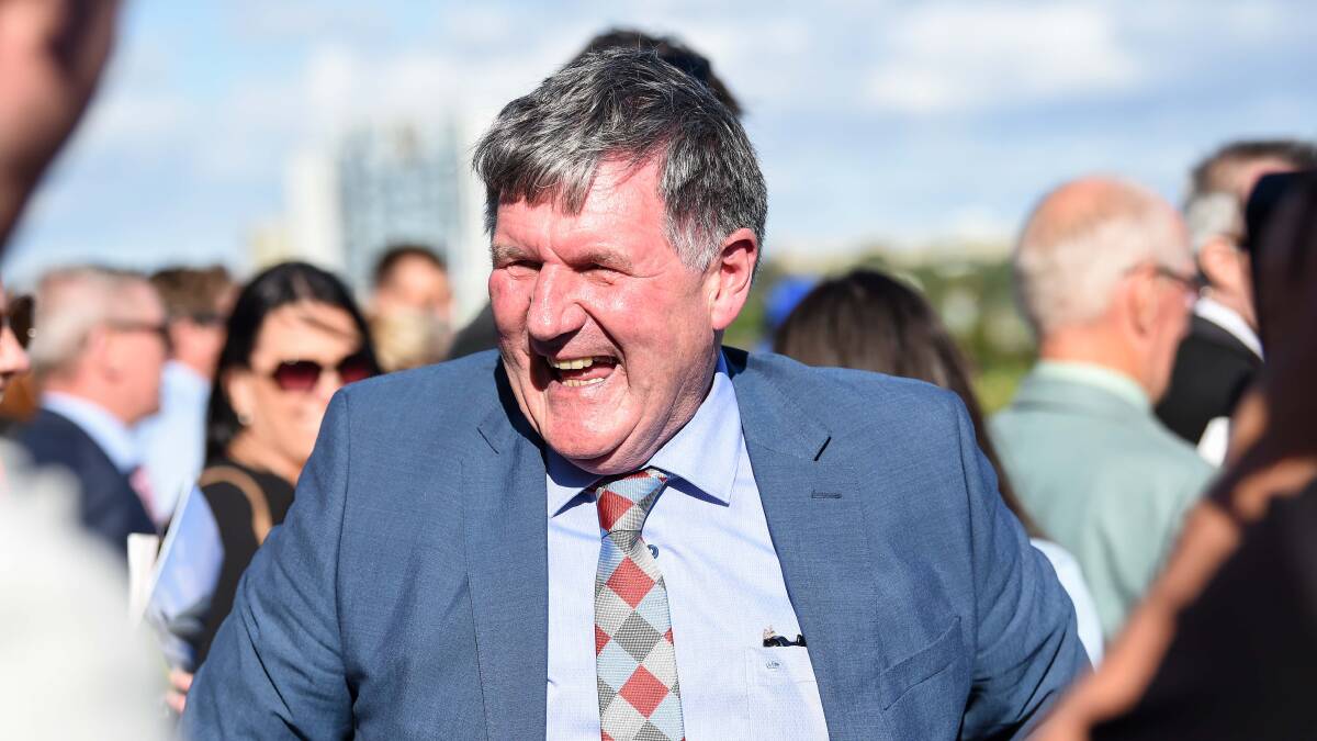 Trainer John Sadler is hoping for a happy return to Terang on Sunday. Picture: Natasha Morello/Racing Photos