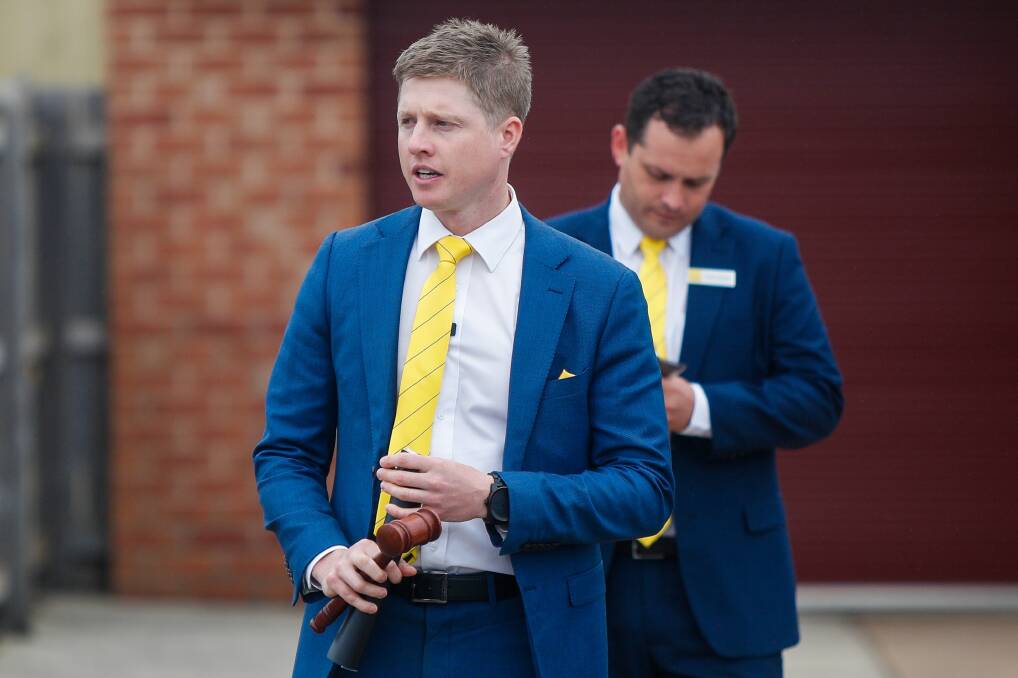 SHIFTED: Ray White Warrnambool's Fergus Torpy says three properties set to go under the hammer this Saturday have been rescheduled. Picture: Morgan Hancock 