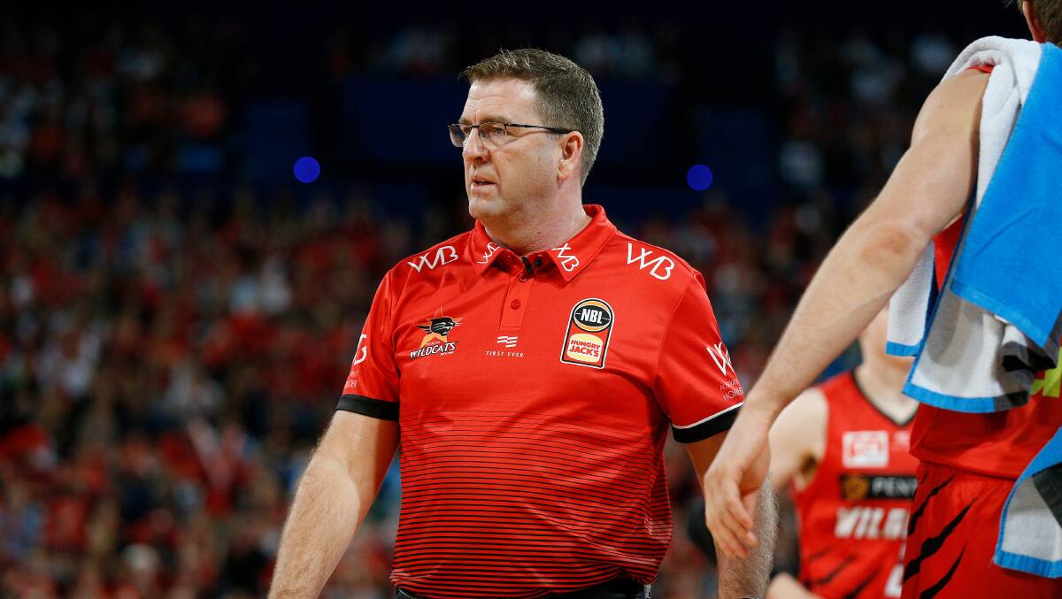 SO CLOSE: Trevor Gleeson was one win away from securing his fifth title as a coach. Picture: Perth Wildcats