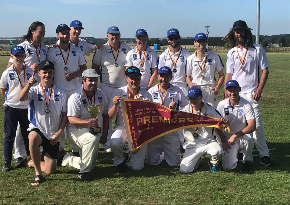 CHAMPIONS: Hawkesdale's division two side won the last second grade grand final.