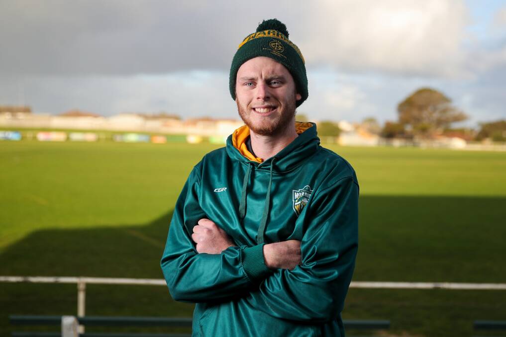 HOME GROUND: Connor Barby has enjoyed playing for Old Collegians since switching to the club from Koroit in 2019. Picture: Morgan Hancock