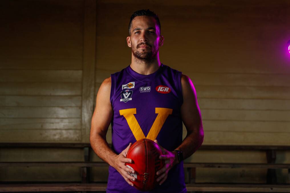 STAR: Shane Savage will be one to keep an eye out for in the purple and gold for Port Fairy. Picture: Morgan Hancock