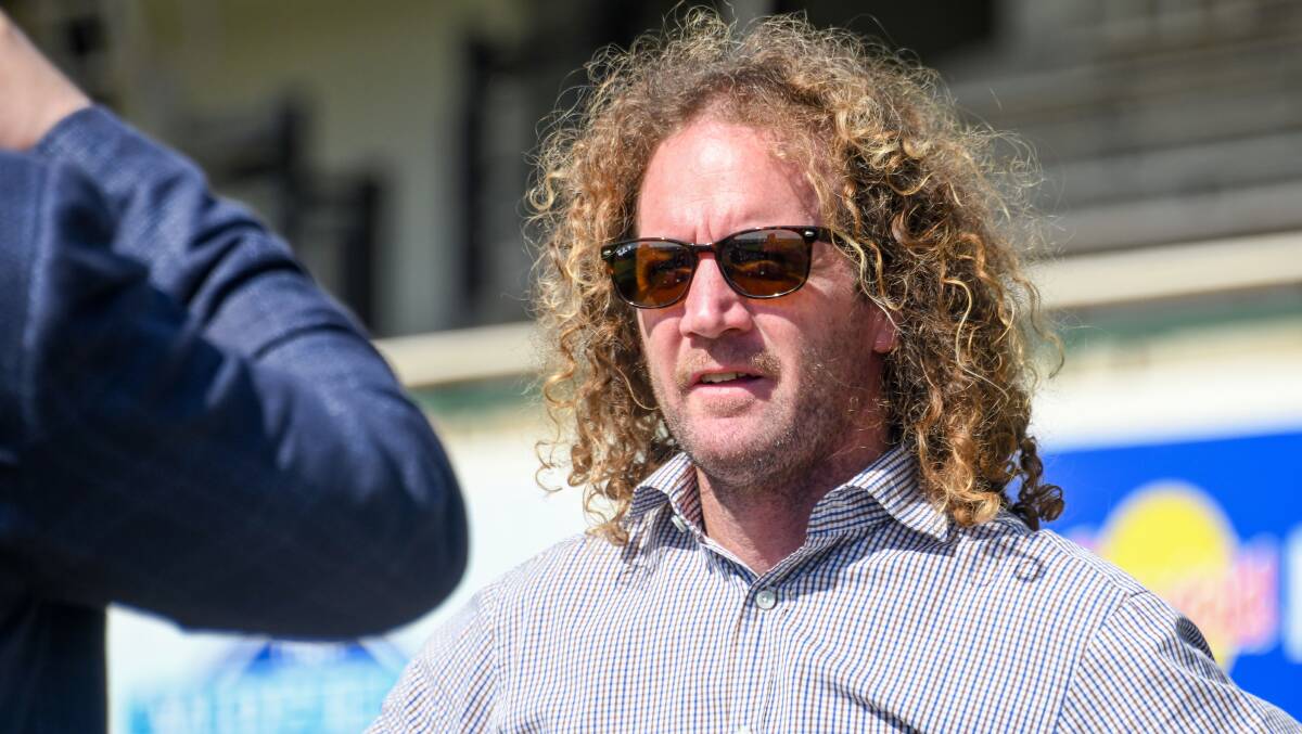 CUP DREAM: Trainer Ciaron Maher watches on. Picture: Alice Laidlaw/Racing Photos