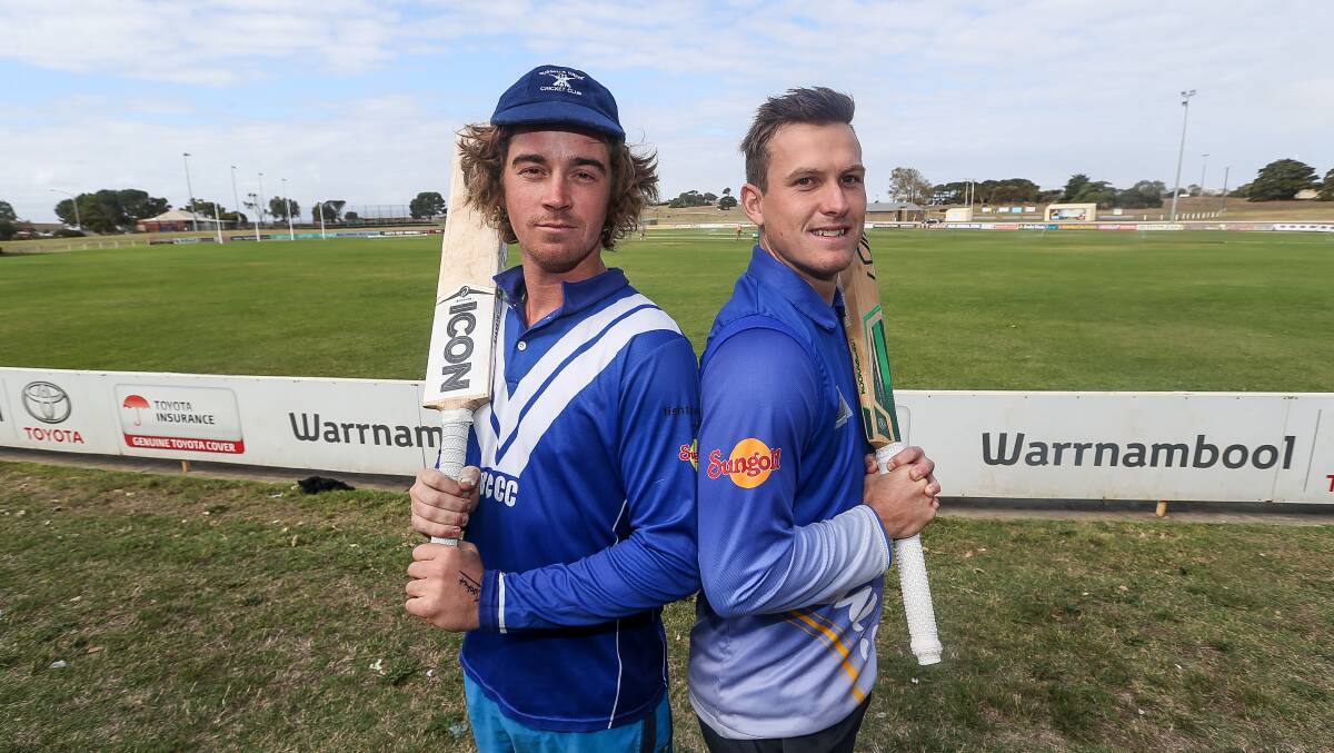 LEADERS: Russells Creek's Cam Williams and Brierly-Christ Church's Mark Murphy will go into battle one last time this season. Picture: Anthony Brady