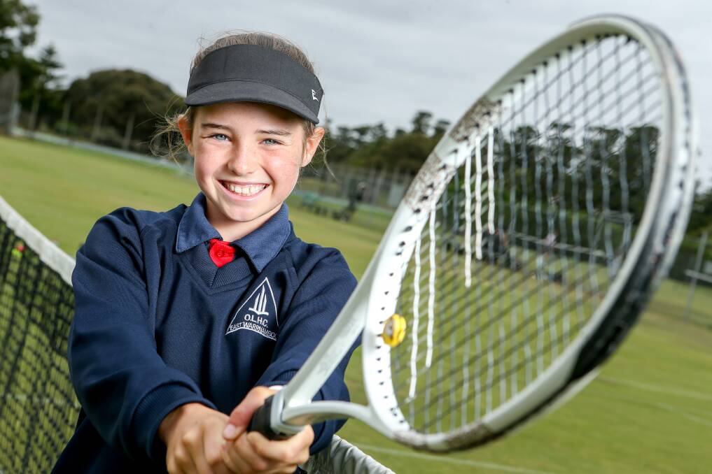 HAPPY TIMES: Adele McNamara is excited for a busy weekend of tennis. Picture: Chris Doheny