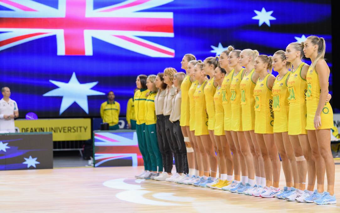 FUTURE INCLUSION?: Netballer Sarah Walls believes the sport should be considered for inclusion at the 2032 Olympics. Picture: Getty Images