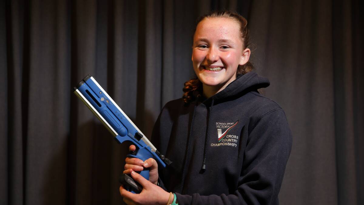 BACK ON TOP: Tully Watt retained her Australian Modern Pentathlon crown over the weekend.