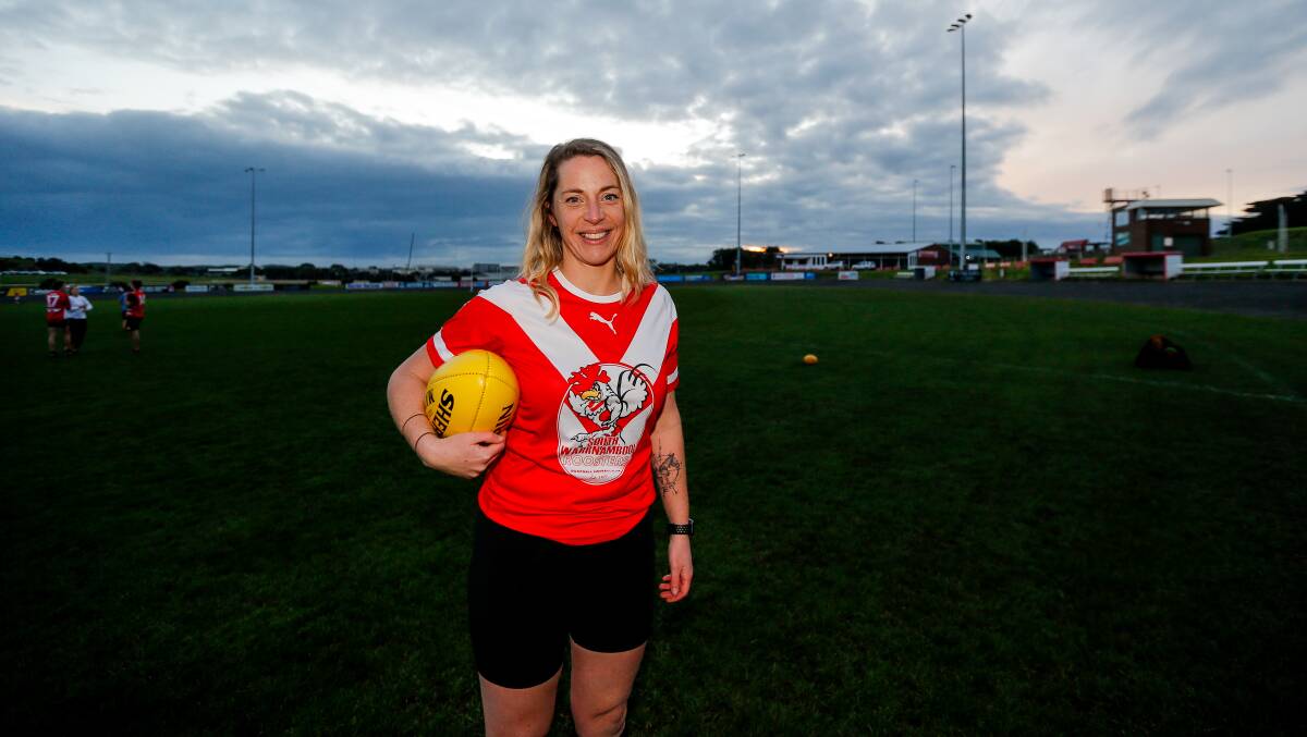 SETTLED: South Warrnambool's Erin Gordon is preparing to play in her first women's football grand final this weekend. Picture: Anthony Brady
