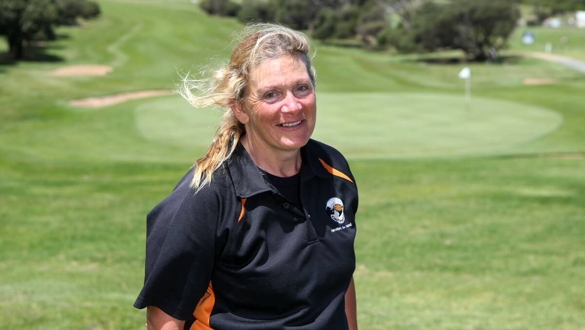 MAIDEN WIN: Vicki Johnstone secured her first ladies championship after the final day was called off.