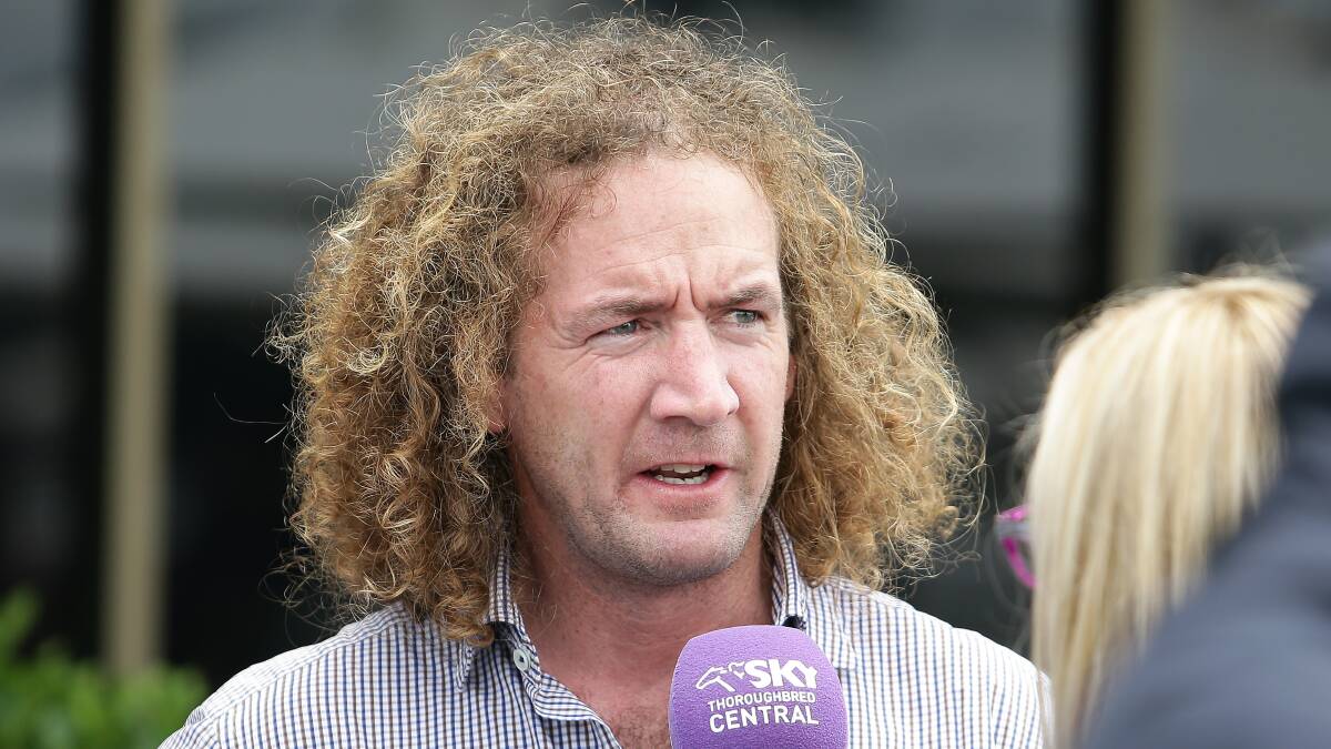 HIGH HOPES: Ciaron Maher rates first-up specialist Enigman his best winning chance at Caulfield on Saturday. Picture: AAP Image/Tertius Pickard
