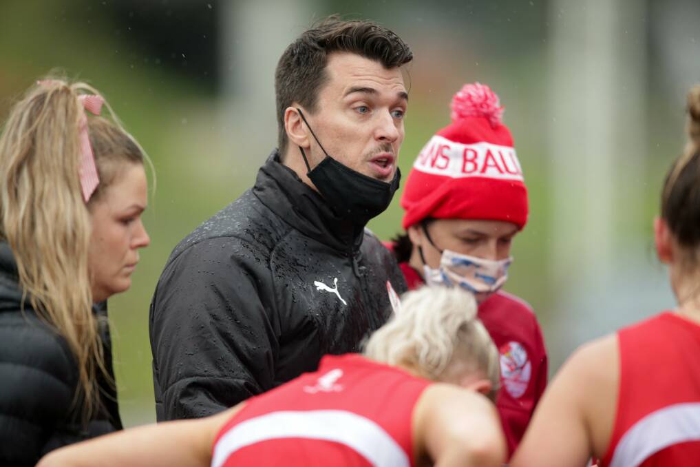 TAKING CHARGE: Will Jamison will coach South Warrnambool's open grade side next season. He worked with Leesa Battistello in 2021 with Battistello to assist him next year. Picture: Chris Doheny