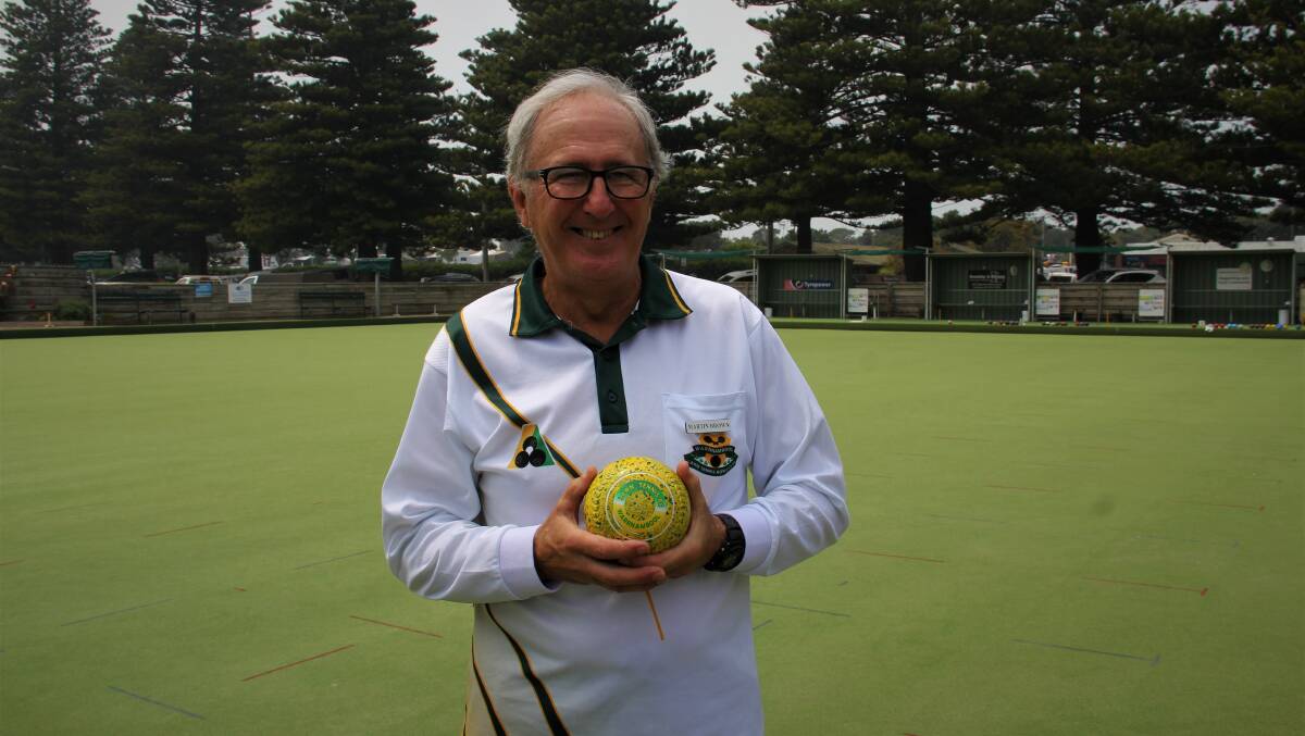 NEW COLOURS: Martin Brown is enjoying playing for Lawn Tennis in his first season with the club after switching from Koroit. Picture: Sean Hardeman