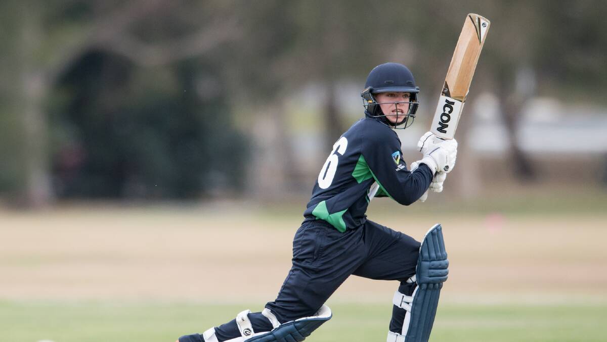 TOP SCORER: Woodford's Tommy Jackson scored 89 runs for Vic Country on Thursday.