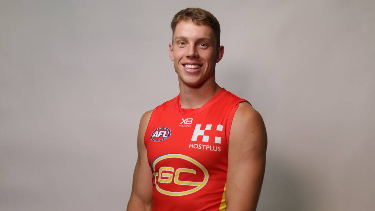 TIME TO SHINE: South-west export Josh Corbett is set to make his AFL debut for Gold Coast. Picture: GC SUNS Media