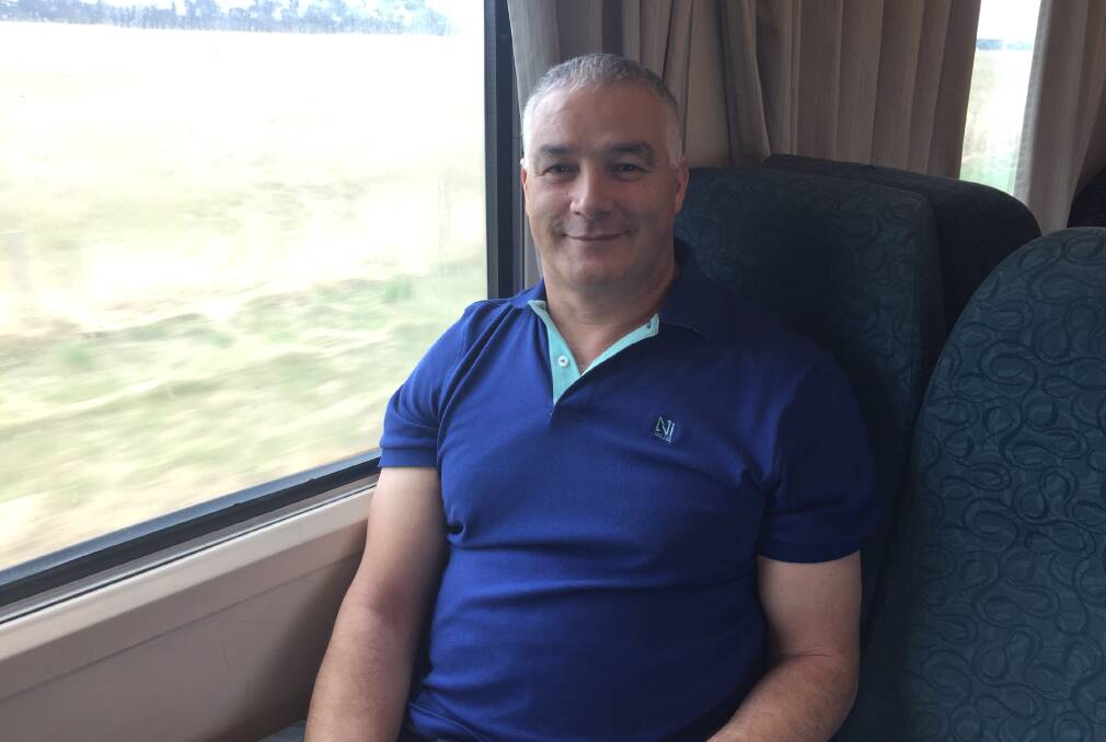 Mohamed Lilani, who catches the Warrnambool train about once a week or fortnight to visit his children, was on the train during the crash at Pirron Yallock last July.

