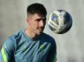 Milos Degenek has been drafted into Australia's team for the crucial World Cup match with Denmark. (Joel Carrett/AAP PHOTOS)
