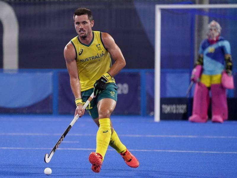 Aussie Jeremy Hayward was thwarted by brother Leon in the New Zealand goal in the Olympic hockey.
