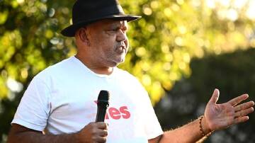 Noel Pearson will address the National Press Club ahead of the voice referendum. (Dan Himbrechts/AAP PHOTOS)