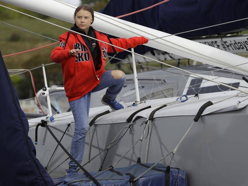 Climate change activist Greta Thunberg is to sail from the UK to the US to attend climate events