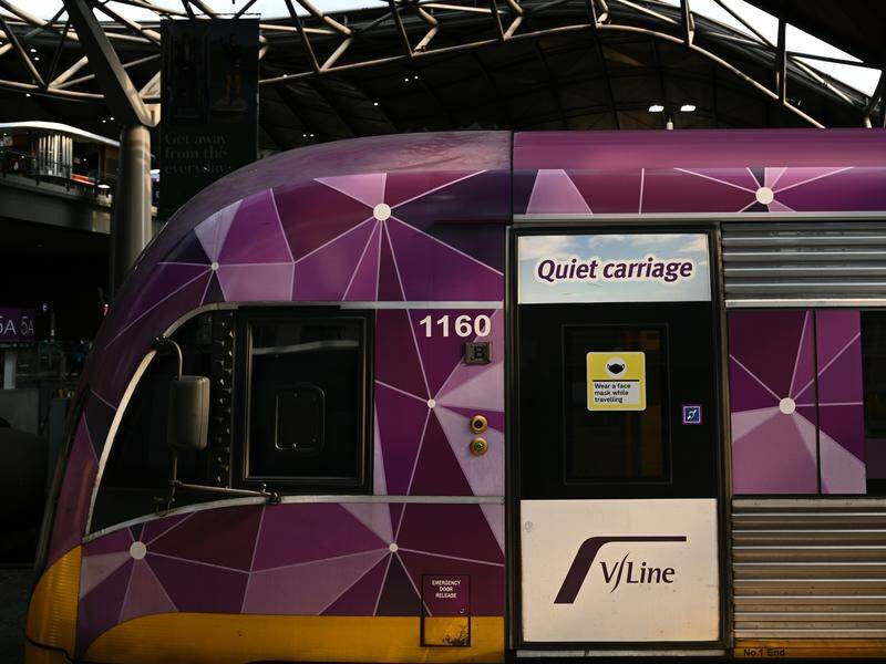 A former CEO of Victoria's V/Line network is among seven people charged after a corruption inquiry. (Joel Carrett/AAP PHOTOS)