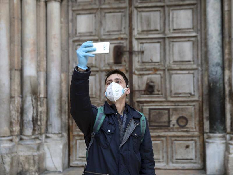 Jerusalem's Church of the Holy Sepulchre has been closed as a precaution against the coronavirus.