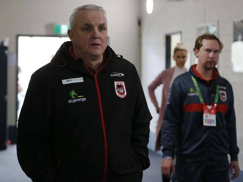 Anthony Griffin says the Dragons are on an upward trajectory after a positive start to the season. (Darren Pateman/AAP PHOTOS)