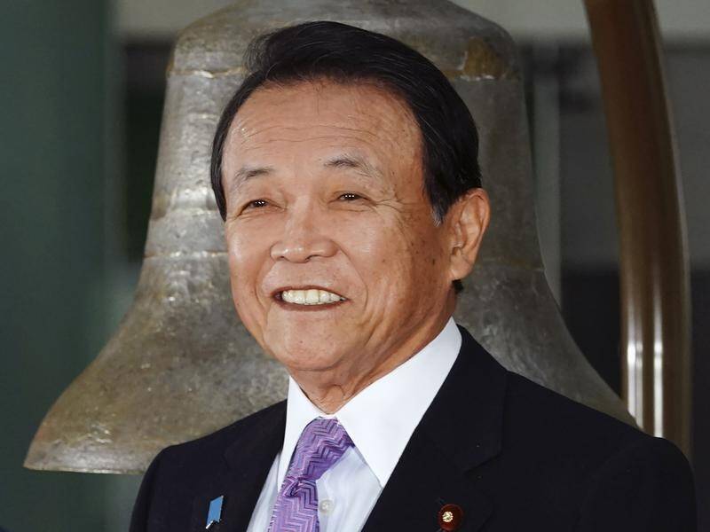 Japan's Finance Minister Taro Aso is a likely contender for the prime ministership.