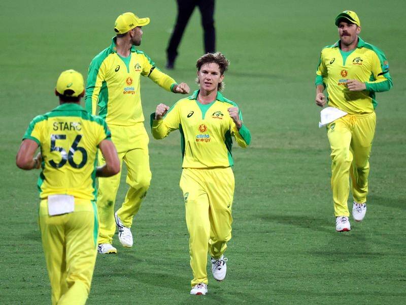 Legspinners Mitch Swepson and Adam Zampa (pic) took a wicket each in the opening T20 loss to India.