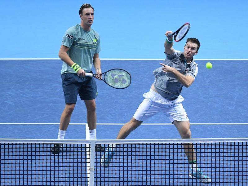 Australia's John Peers (right) and Finn Henri Kontinen have advanced to the men's doubles final.