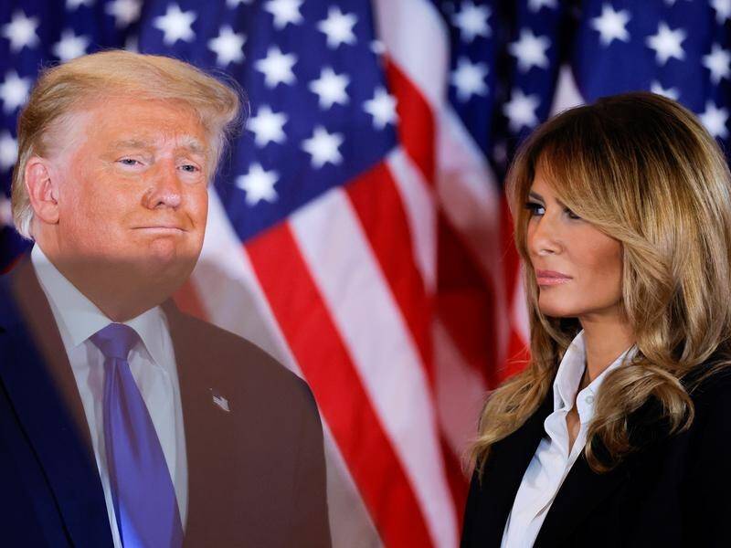 Donald and Melania Trump are calling for 'every legal vote' in the US election to be counted.