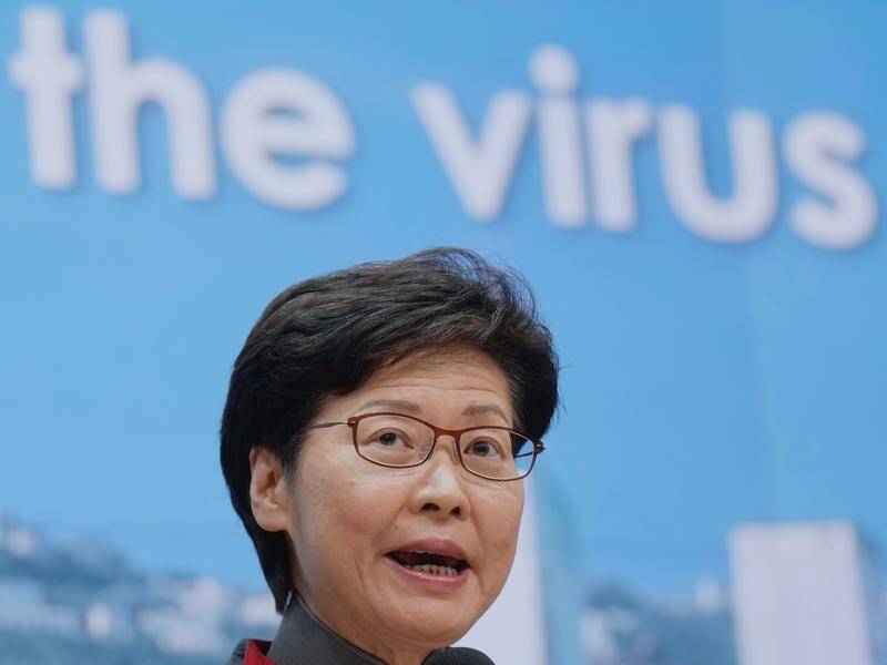 Hong Kong leader Carrie Lam says a second public housing block will be locked down for five days.