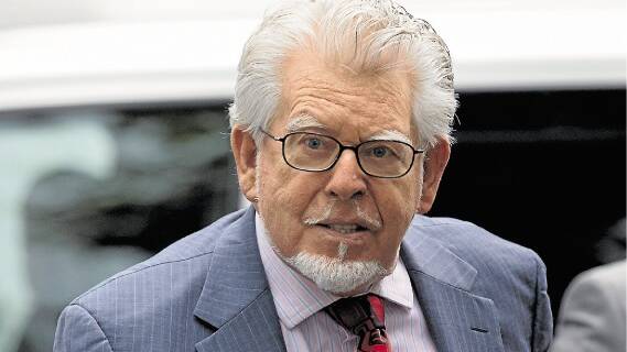 Rolf Harris outside a London court in 2014. Picture by AP