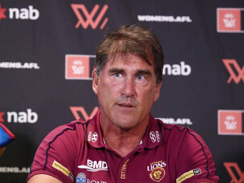 Brisbane do not consider themselves AFLW grand final favourites, coach Craig Starcevich insists. (Jason O'BRIEN/AAP PHOTOS)