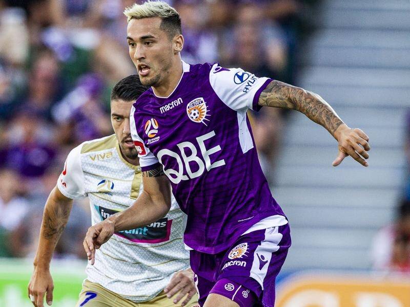 Jason Davidson has scored two goals in 22 A-League games for Perth in his maiden A-League season.