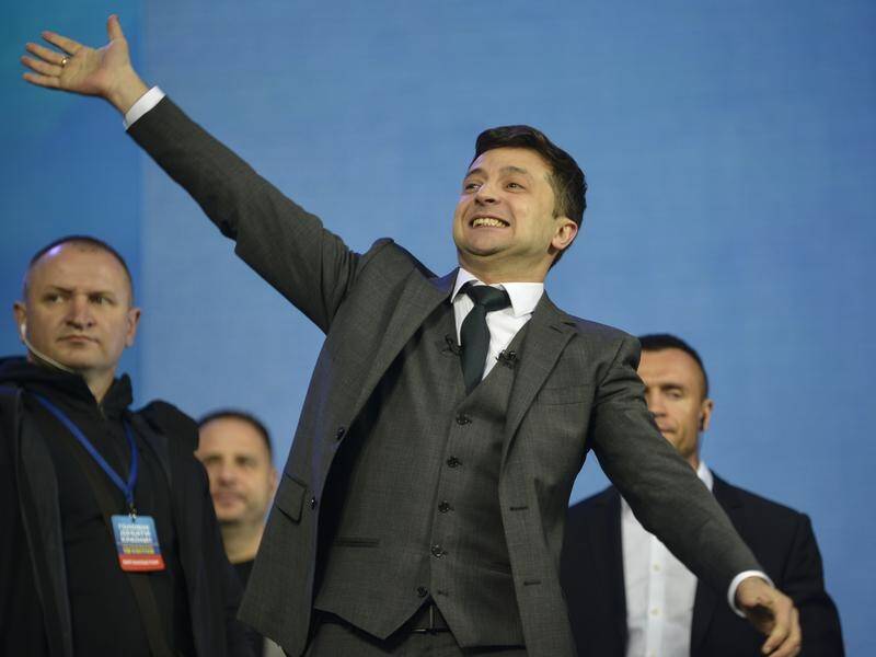 Volodymyr Zelenskiy has led the polls ahead of Sunday's presidential election in Ukraine.