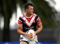 Joey Manu plans on finishing his career at the Sydney Roosters after a stint in rugby. (Dan Himbrechts/AAP PHOTOS)
