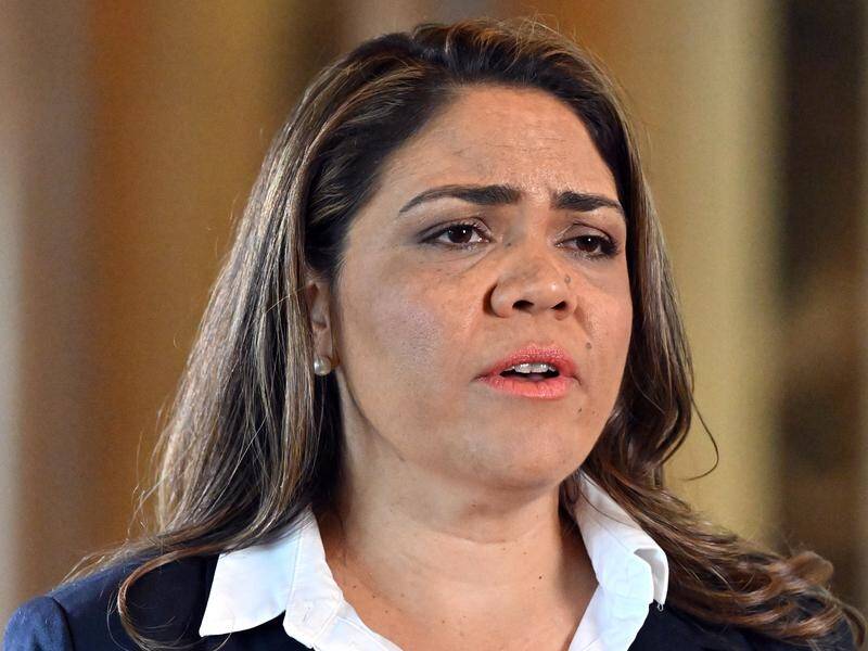 Jacinta Nampijinpa Price has accused the ABC of lacking fairness in its Voice referendum coverage. (Mick Tsikas/AAP PHOTOS)