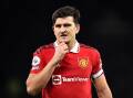 Harry Maguire has largely had to make do with substitute appearances at Man United this season. (EPA PHOTO)