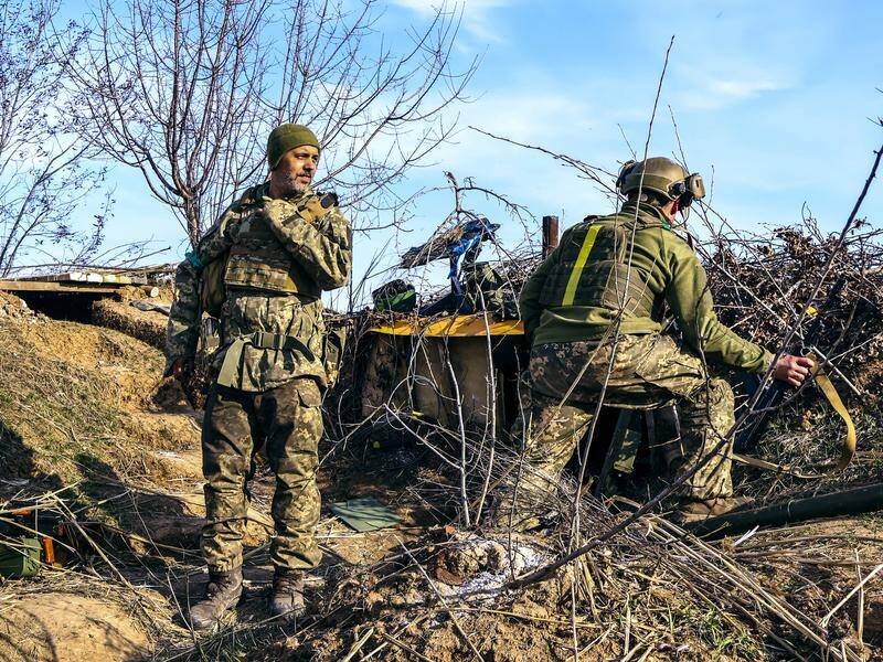 Ukrainian forces say they have blunted Russia's offensive in and around the city of Bakhmut. (EPA PHOTO)