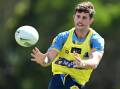 Toby Sexton hopes a solid pre-season seals his spot in No.7 to start the Titans' NRL season. (Dave Hunt/AAP PHOTOS)
