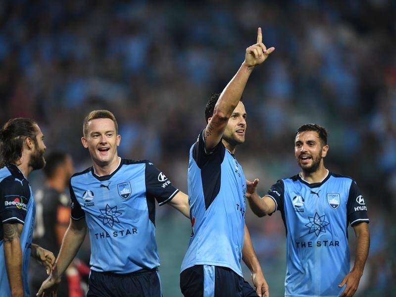Sydney FC marquee Bobo broke another A-League goalscoring record with his double against Adelaide.