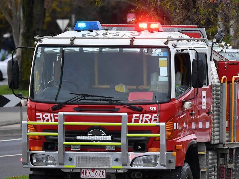 The blaze started at a property in Werribee just after 1am on Sunday.